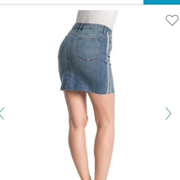 Nwt Sam Edelman the Jenny denim stripe skirt 30/10 - Picture 3 of 3